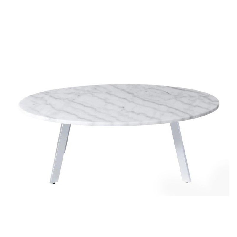 

Кофейный столик RGE Oval Marble 113180+113080 Хром