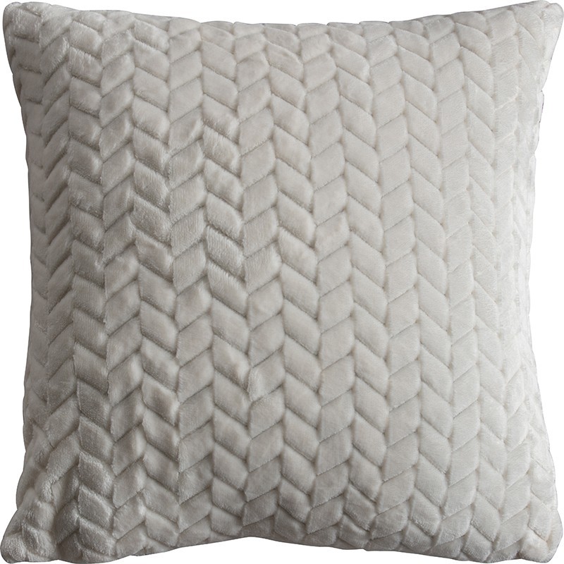 

Плюшевая подушка Gallery Direct Cushion кремовый