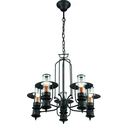 

Люстра INL-6093P-05 Brushed black gold
