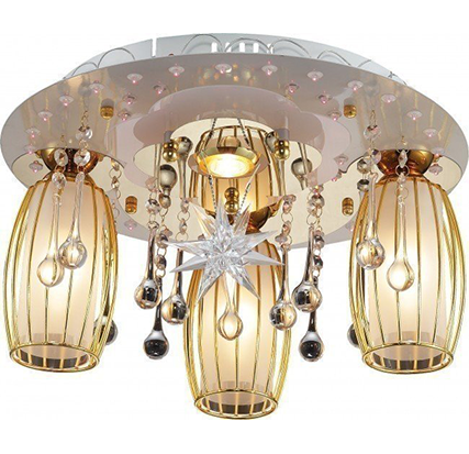 

Потолочный светильник LV219-04 White & Gold