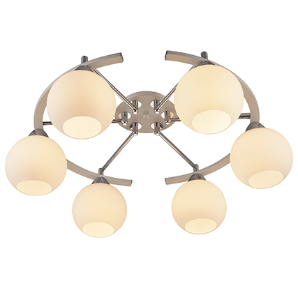 

Потолочный светильник INL-9323C-06 White & Chrome