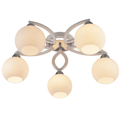 

Потолочный светильник INL-9328C-05 White & Chrome