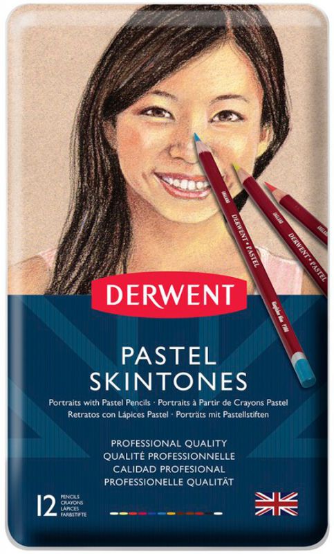 

Набор пастельных карандашей Derwent Pastel Телесные оттенки 12 цветов (2300563)