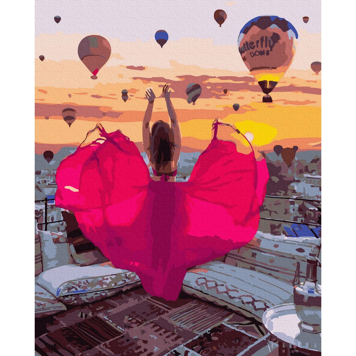 

Картина по номерам Рассвет в Кппадокии Rainbow Art (GX39336) (159624)