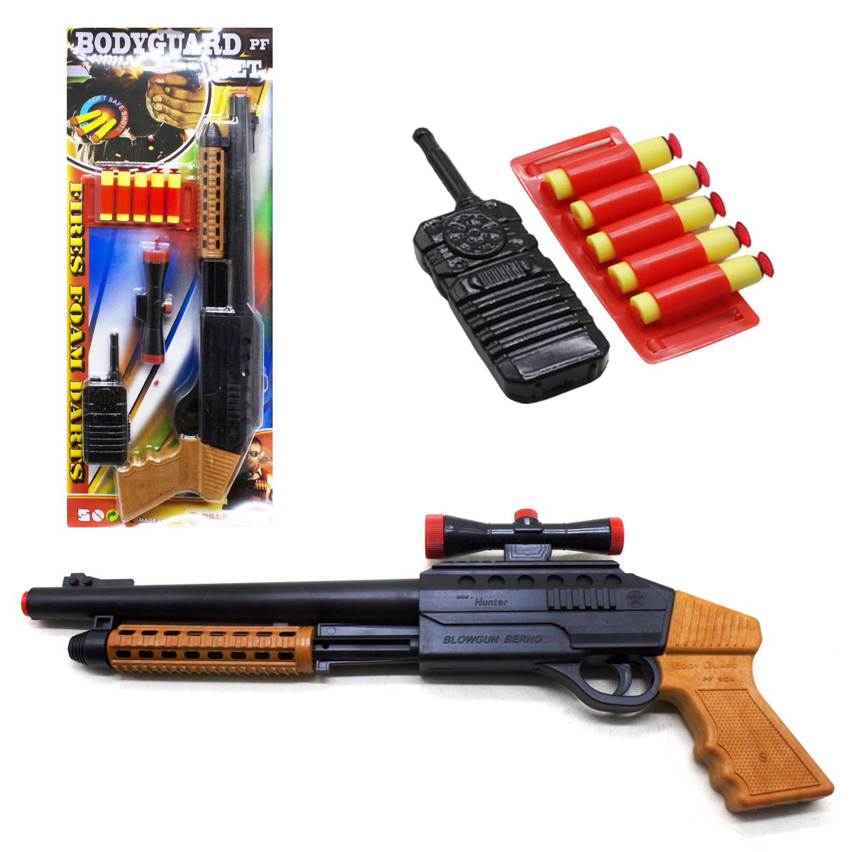 

Набор Bodyguard с дробовиком Golden Gun (921) (154853)