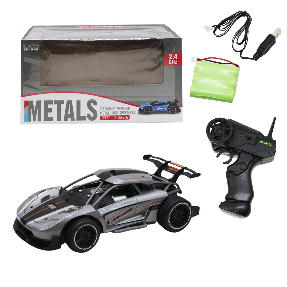 

Машина на радиоуправлении серая SULONG TOYS (SL206А) (155375)