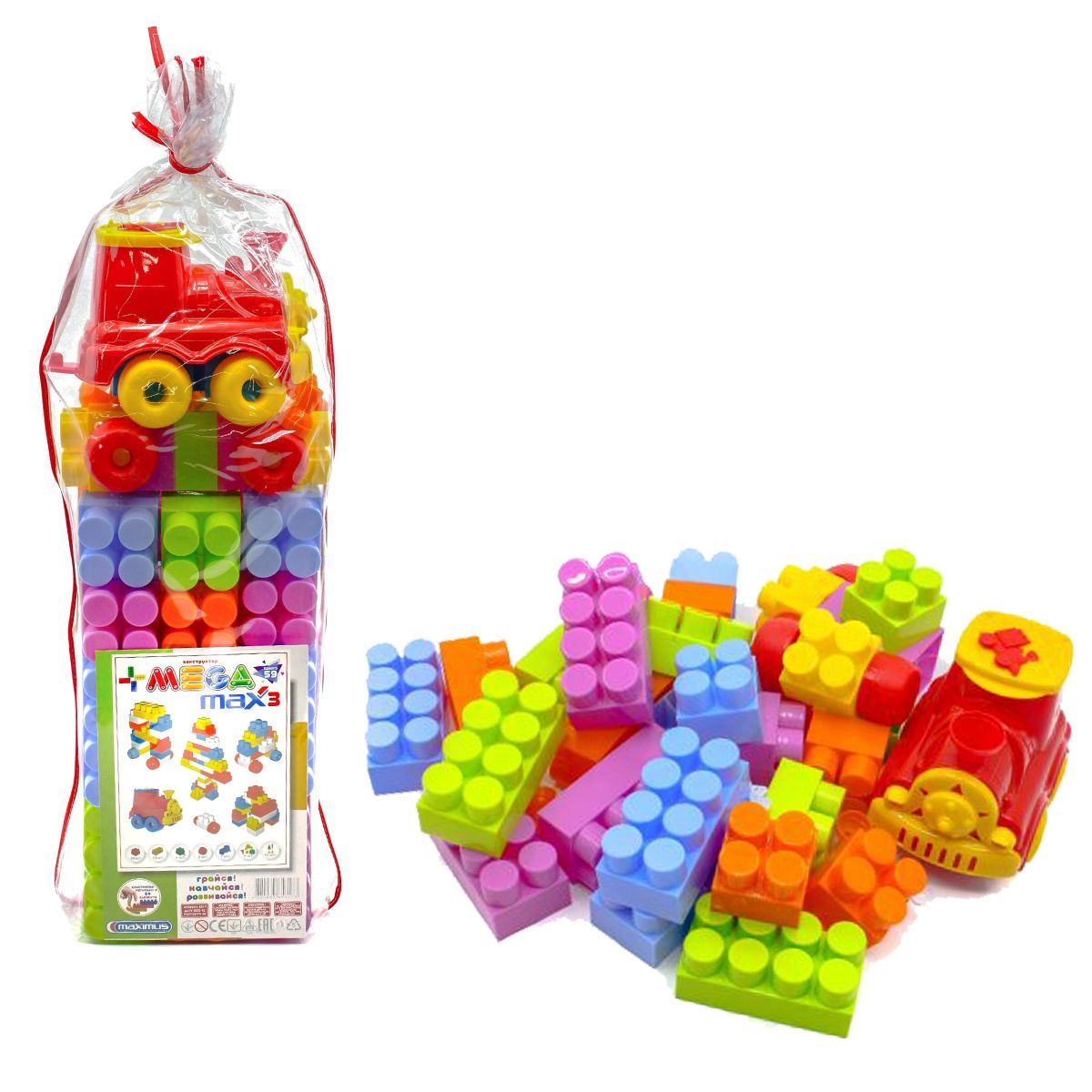 

Конструктор Мега Макс №3 59 эл Максимус (5317) (155937)