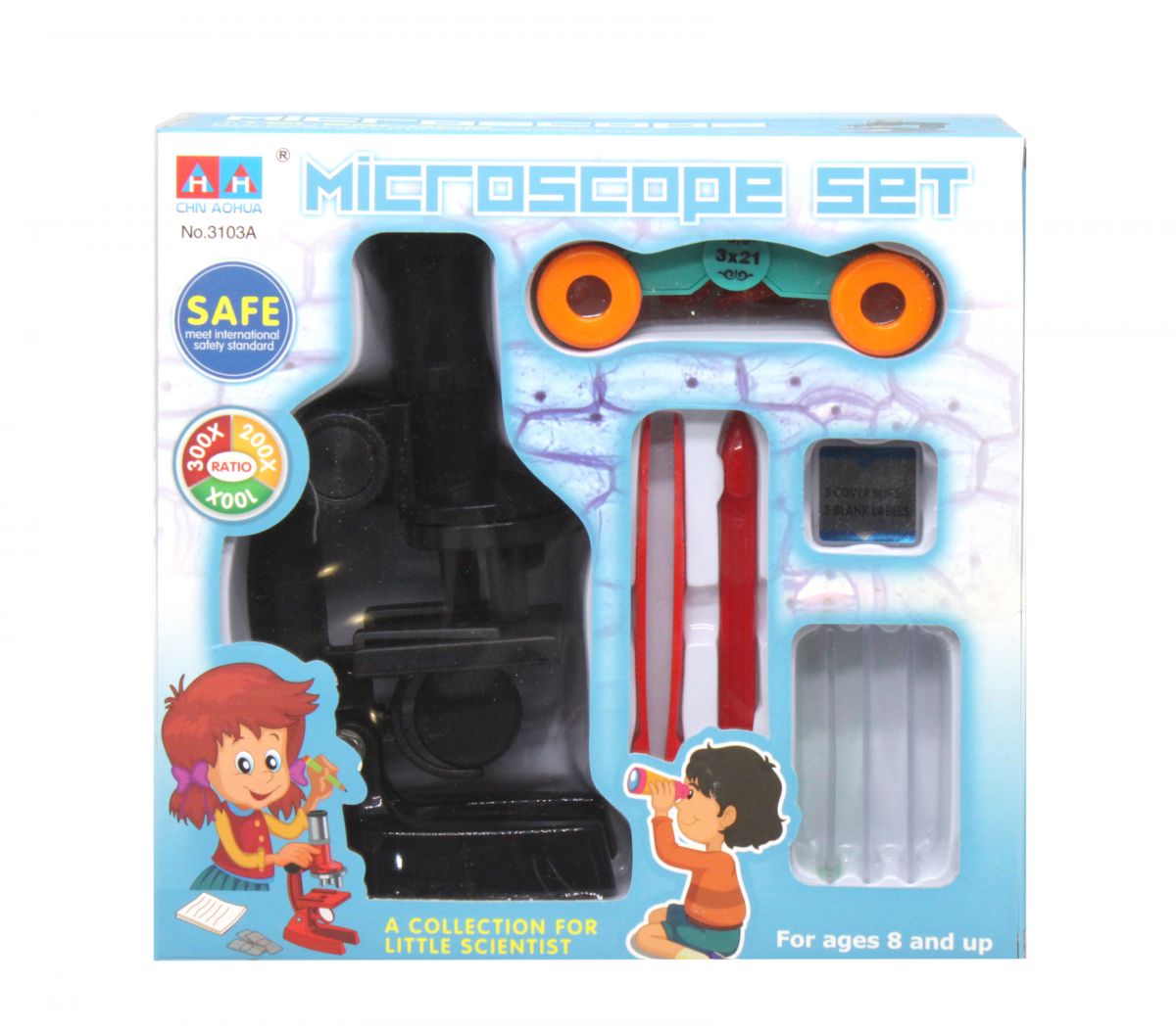 

Игровой набор Микроскоп черный CHN AOHUA (3103A) (155372)