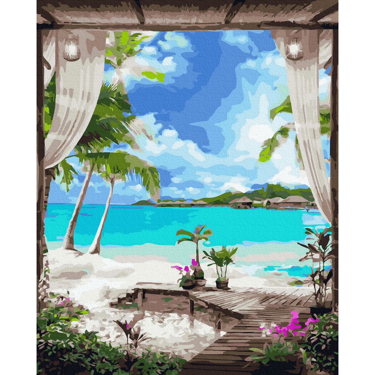 

Картина по номерам Райский вид Rainbow Art (GX39377) (159629)