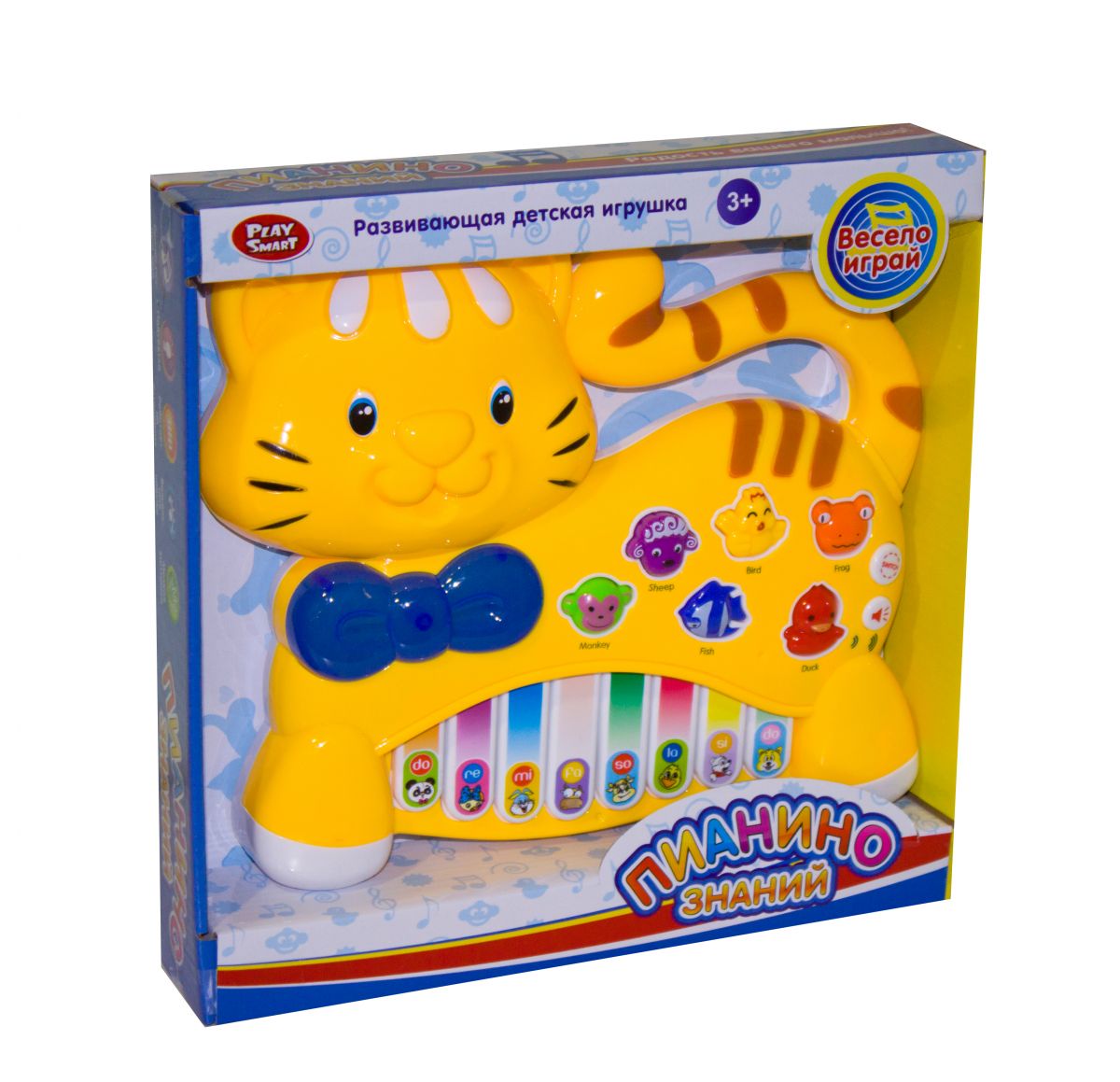 

Пианино знаний Котик желтый Play Smart (7657A) (45953)