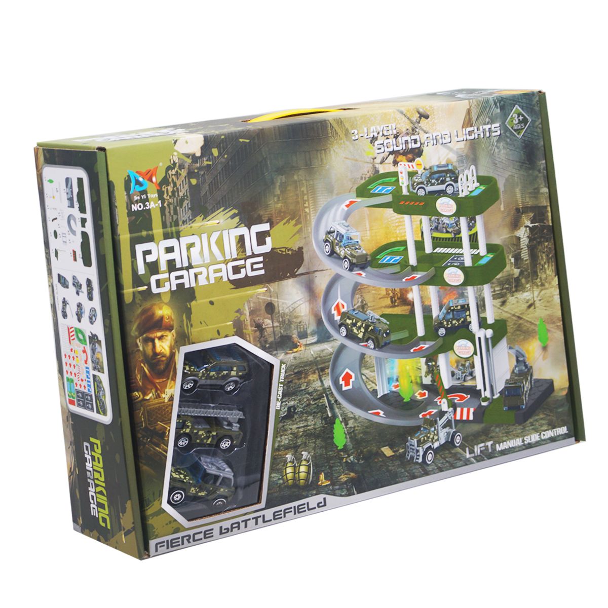 

Игровой набор Парковка Военная MiC (3A-1) (157962)