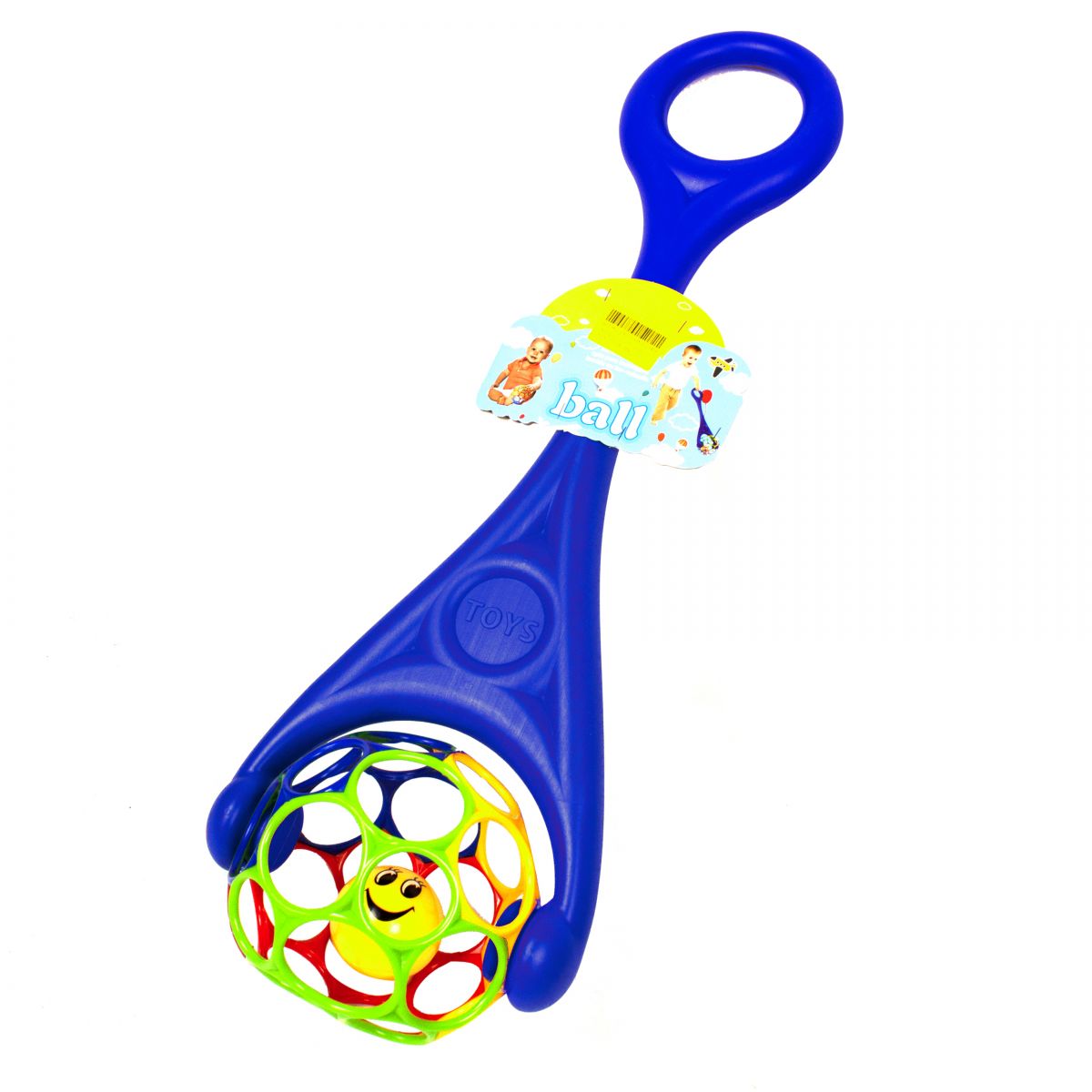 

Каталка с шариком-погремушкой Oball синяя MiC (3501) (105669)