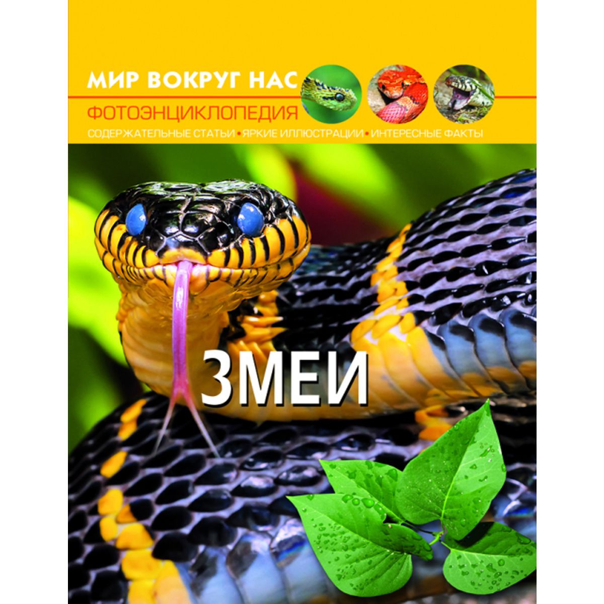 

Книга Мир вокруг нас Змеи рус Crystal Book (F00020890) (159306)