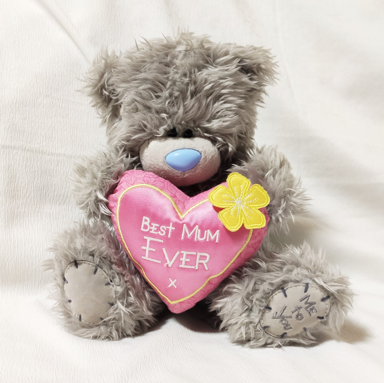 

Игрушка мягкая Мишка Teddy Carte Blanche c ceрдечком Best Mum Ever 18 см 20-00157