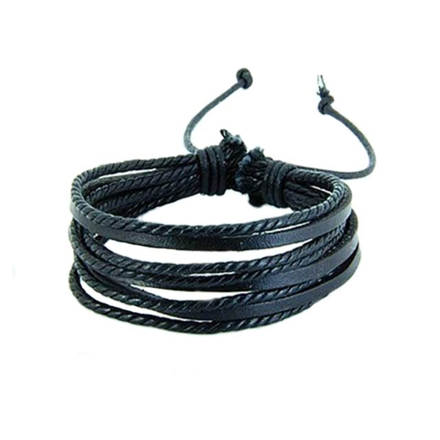 

Кожаный браслет Летний DiaDemaGrand Черный (071554-19)