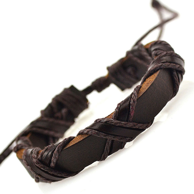 

Кожаный браслет Переплетение DiaDemaGrand Коричневый (021746-9)