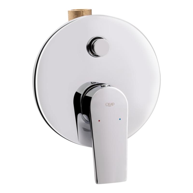 

Смеситель скрытого монтажа для душа Qtap Milada 6227107ODC на два потребителя (SX-700201)