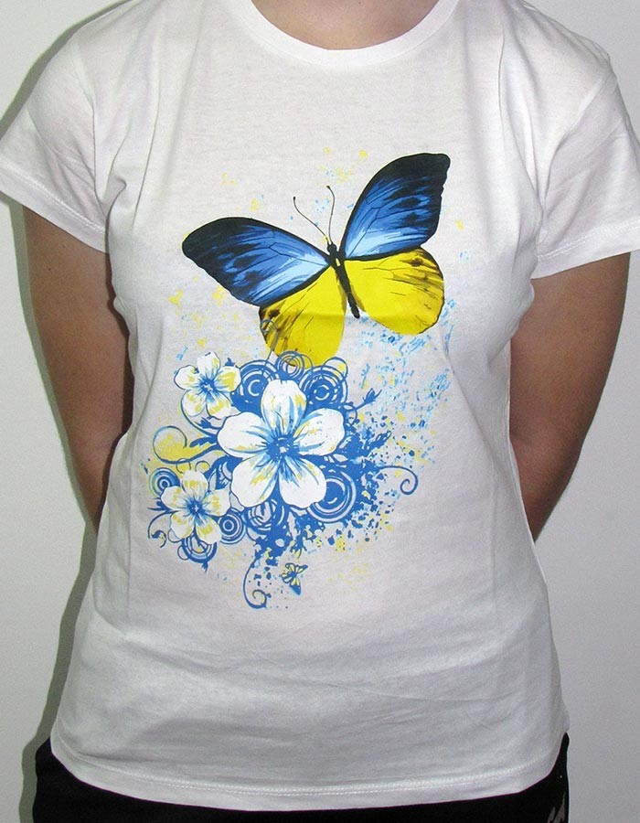 

Футболка патріотична Етно-Сіті Метелики XL Біла (593/XL)