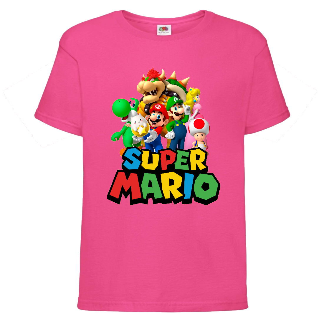 

Футболка Супер Марио 11 (Super Mario) Розовая (SMar pin-5) 116 см
