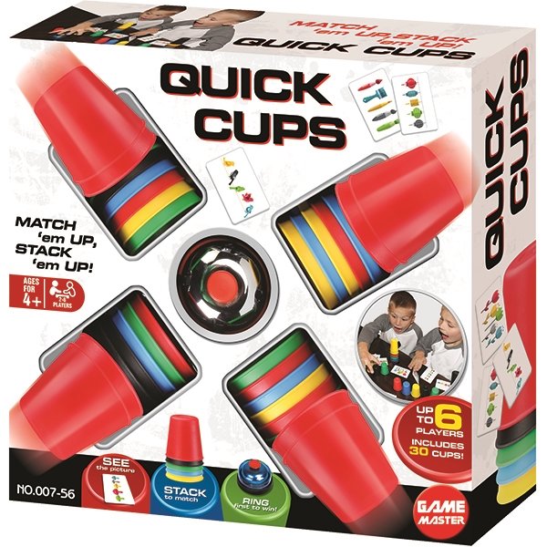 

Настольная игра Game Master Скоростные колпачки Quick Cups HC161764