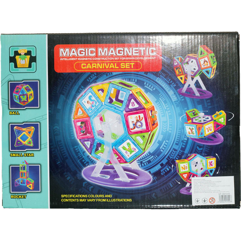 

Магнитный конструктор Magic Magnetic 80 деталей 2001549