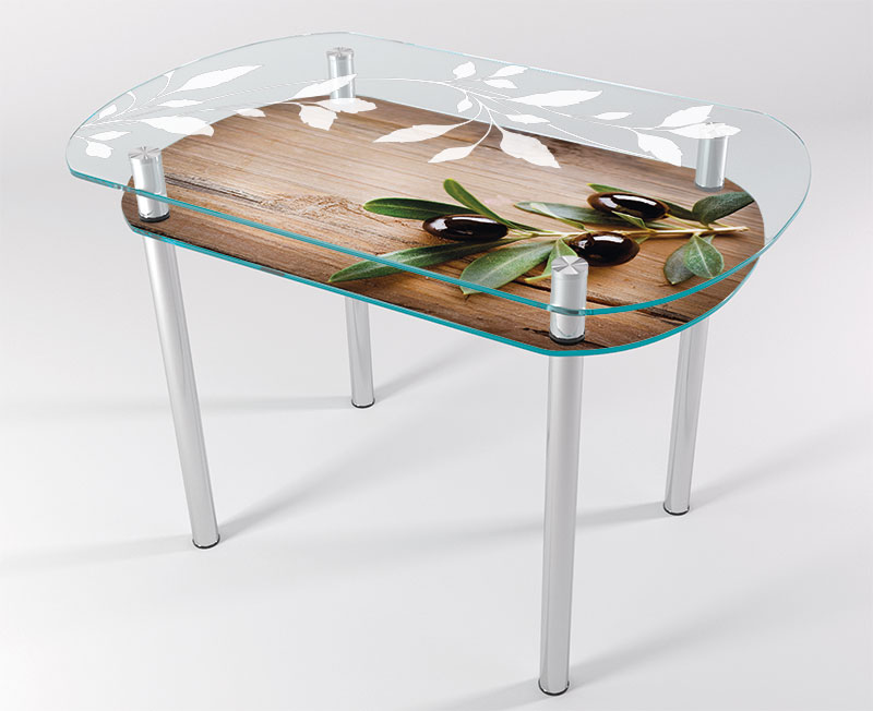 

Стол стеклянный "Jam" Италия KT-03 120х80 см