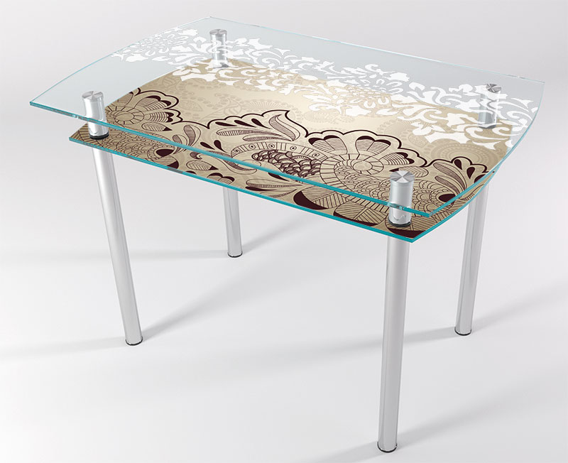 

Стол стеклянный "Jam" Медана KT-02 100х60 см (усиленные ножки)