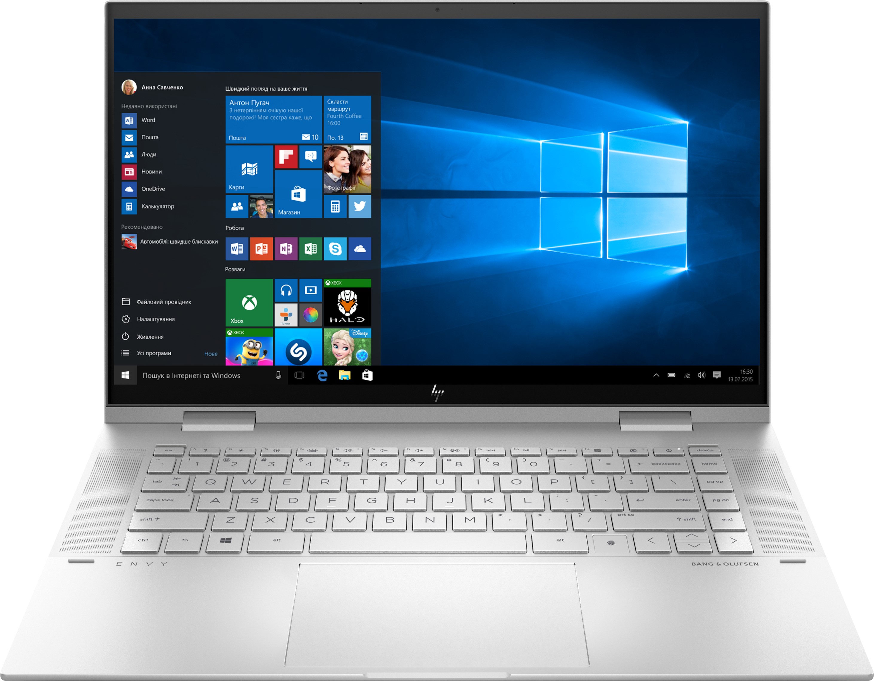 

Ноутбук HP Envy x360 Convertible 15-es0001ua (423K4EA) Natural Silver