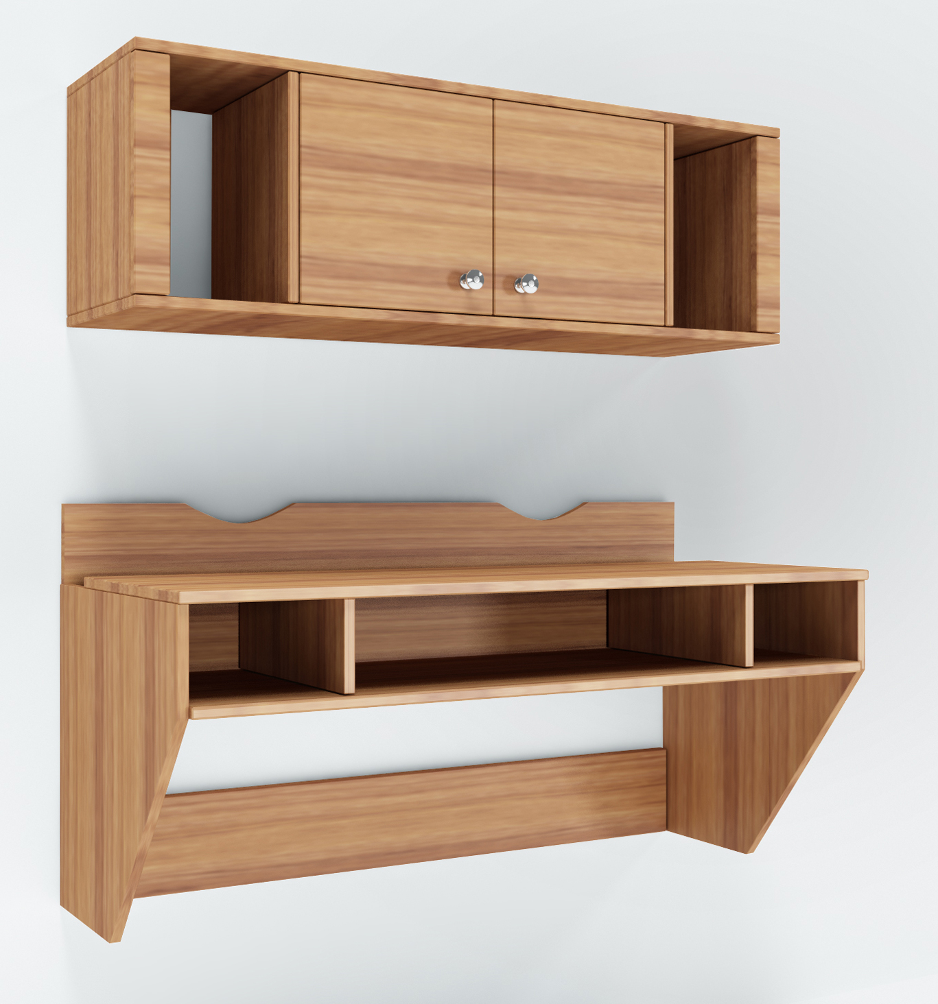 

Навесной компьютерный стол "Comfy Home" AirTable-II Kit DB (орех)