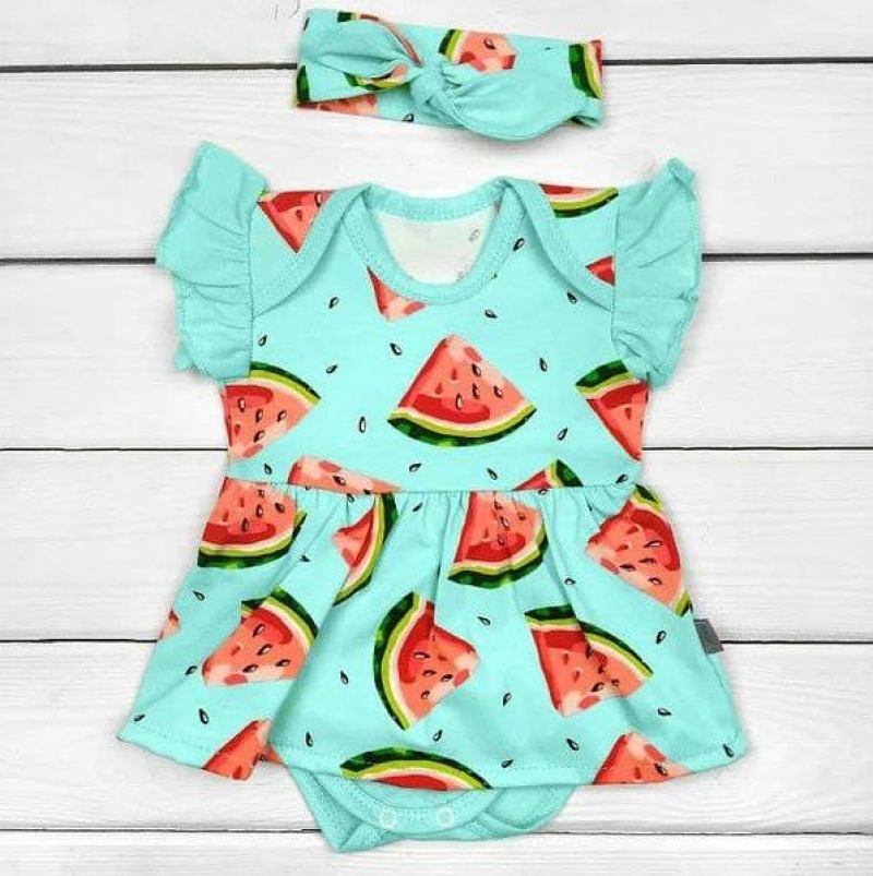 

Боди - платье для девочки Malena Арбузик 10-55гб рост 68см Другие цвета 10-55