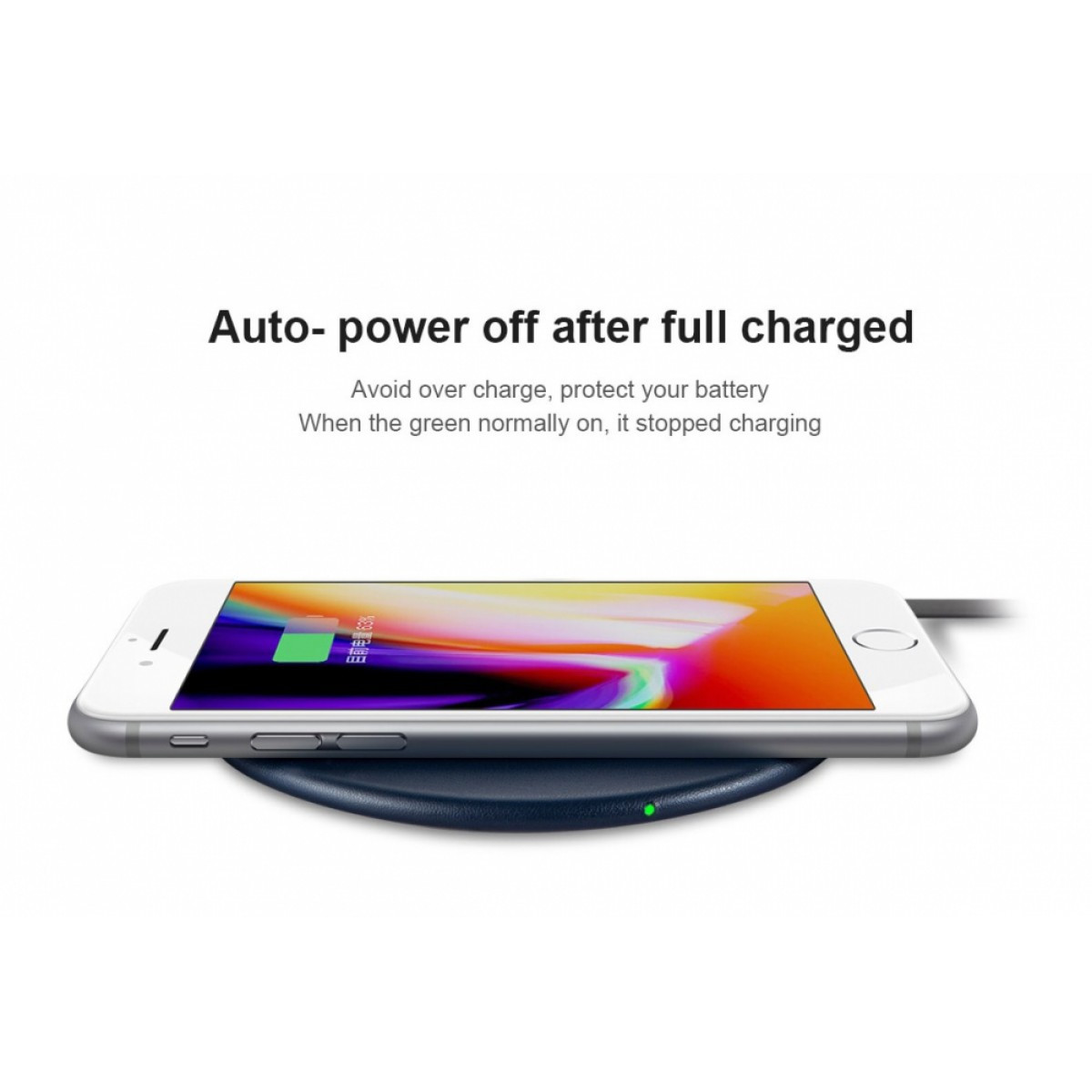 

Беспроводное зарядное устройство JOYROOM JR-W100 wireless charger (1A) grey