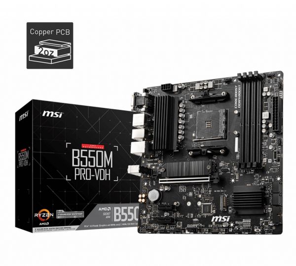 

Материнская плата msi b550m pro-vdh