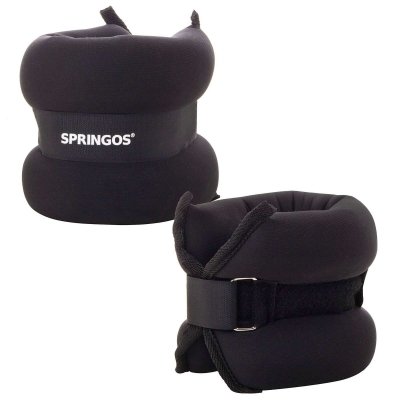 

Утяжелители-манжеты для ног и рук Springos 2x2.5 кг SKL41-283263