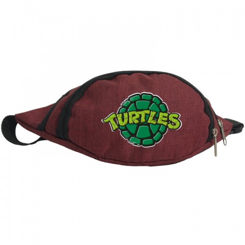 

Сумка Бананка Черепашки Ниндзя на пояс (Turtle-009) бордовая
