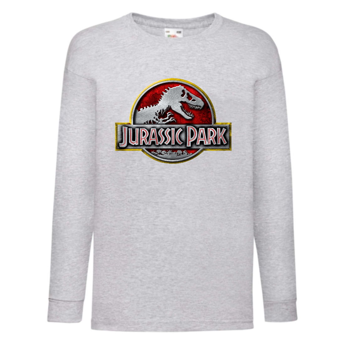 

Лонгслив реглан Парк Юрского Периода 007 (Jurassic Park) серый (JPK gry 007) 104 см