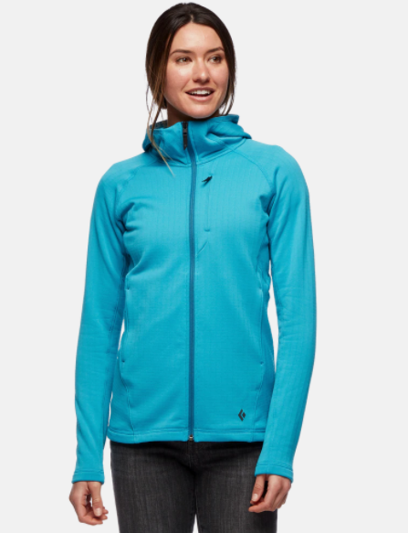 

Флис женский Black Diamond Factor Hoody  Голубой, Флис женский Black Diamond Factor Hoody S Голубой