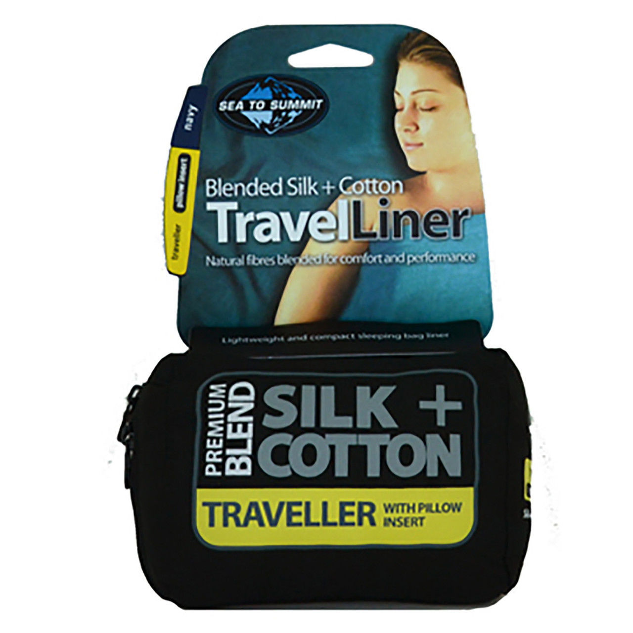 

Вкладыш в спальник Sea To Summit Silk-Cotton Rectangular (Standard) Синий