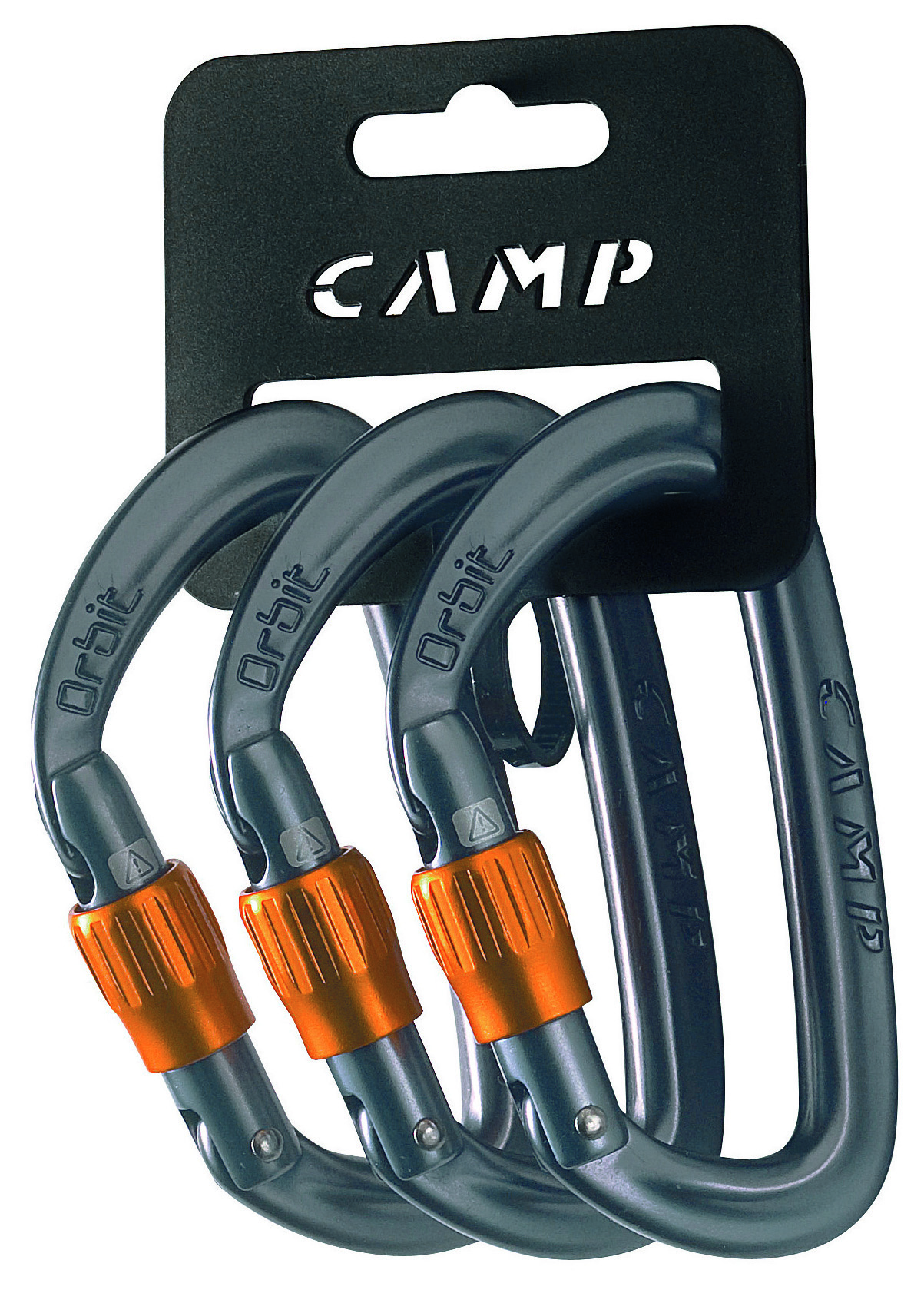 

Комплект карабинов Camp Orbit Lock (3 шт.) Серебристый