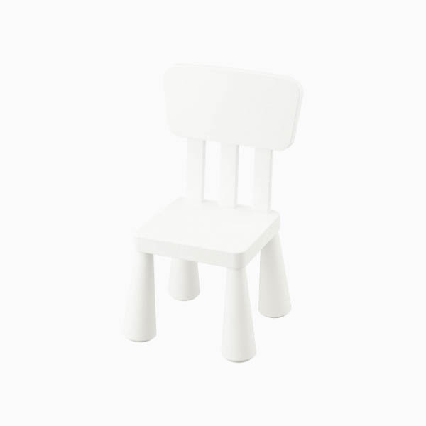 

Дитячий стілець IKEA MAMMUT Білий 403.653.71