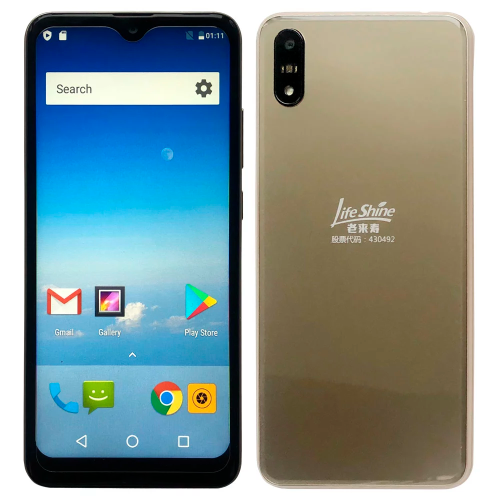 

Мобільний телефон Santin Life Shine gold 2/32Gb 6.08" 3000mAh (1671 zp)