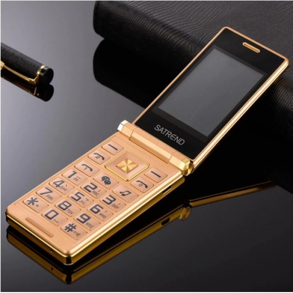 

Мобільний телефон Tkexun A15 (Satrend A15, Dsfen A15) gold. Flip Розкладачка Кнопковий 3,5" 2500mAh (1291 zp)