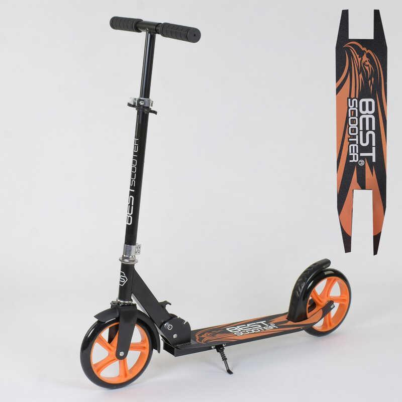 

Самокат двухколесный 18144 "Best Scooter", Черно-оранжевый