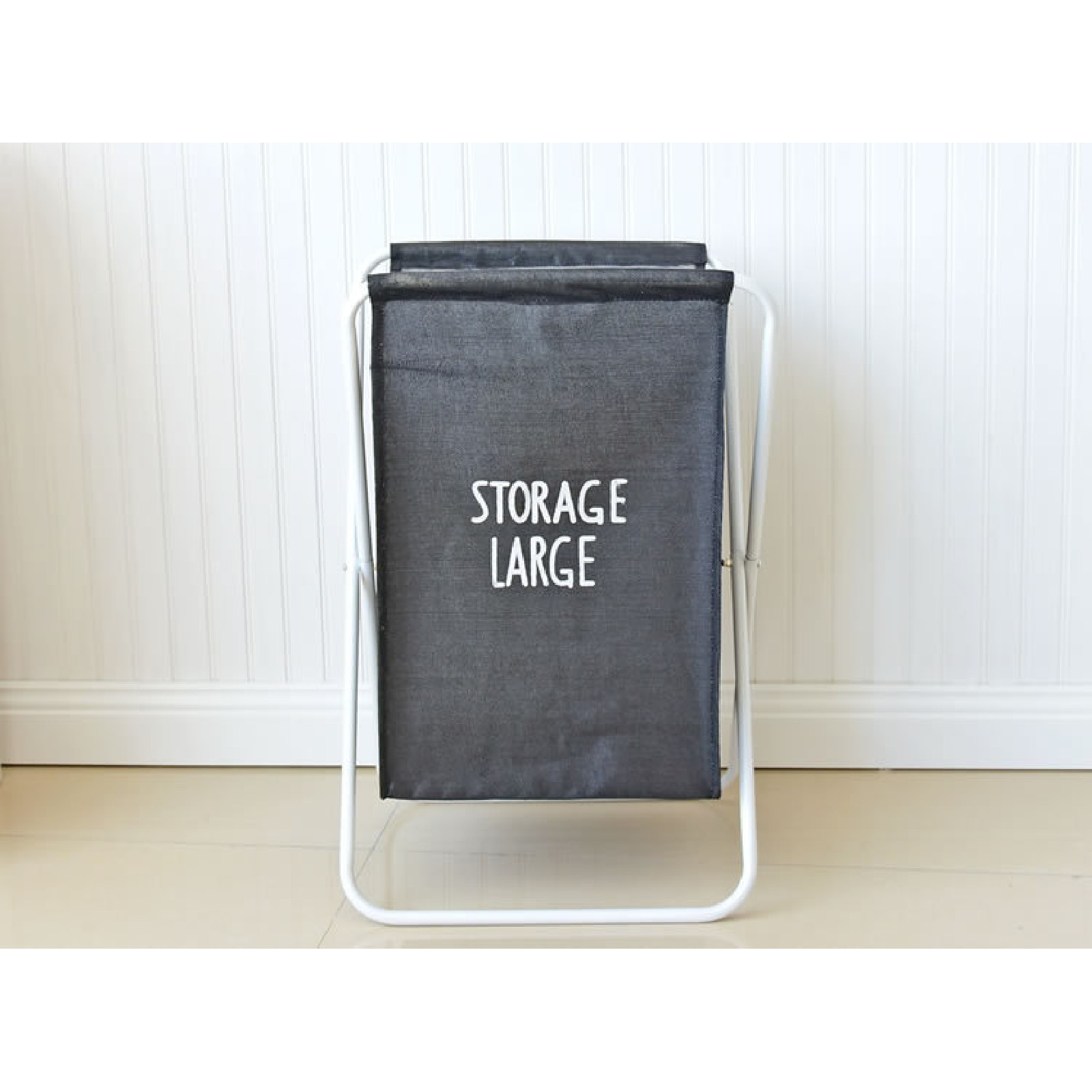 

Корзина для белья складная игрушек черная Storage Large