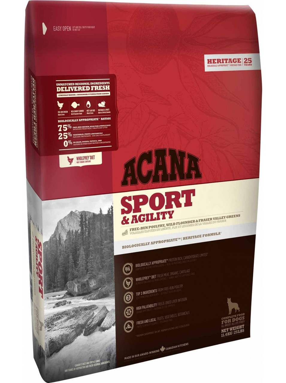 

Сухой корм ACANA Sport&Agility для активных и спортивных собак всех пород, 11,4 кг