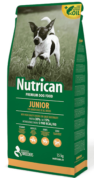 

Сухой корм Nutrican Junior для щенков всех пород с курицей, 15 кг