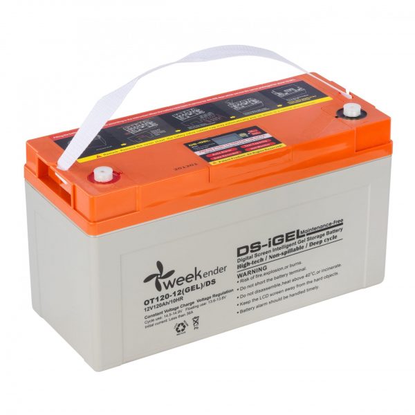 

Гелевый аккумулятор Weekender DS 120Ah 12V с дисплеем
