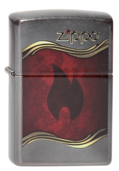 

Зажигалка Zippo Flame gray dusk 28378.120