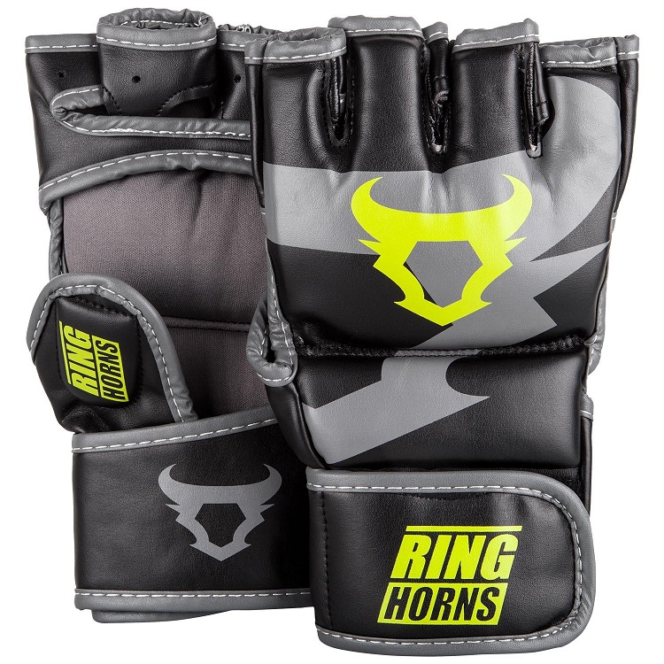 

Перчатки Ringhorns Charger MMA Gloves Black/Neo/Yelow S Чёрний