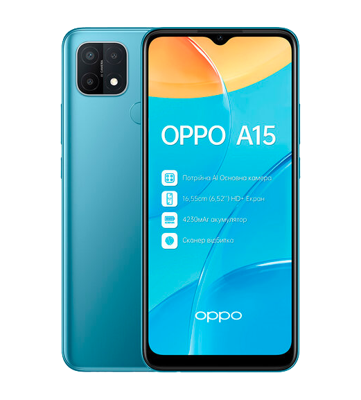 

OPPO A15 2/32GB Mystery Blue