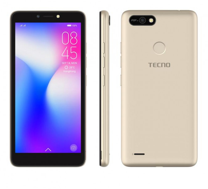 

TECNO POP 2F (B1F) 1/16GB DUALSIM Champagne Gold
